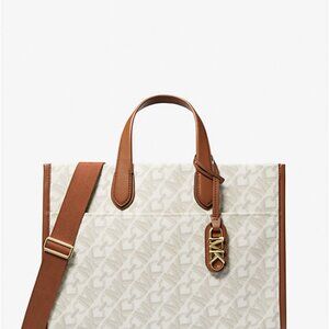 Michael Kors Gigi Large Empire Signature Logo Tote Bag